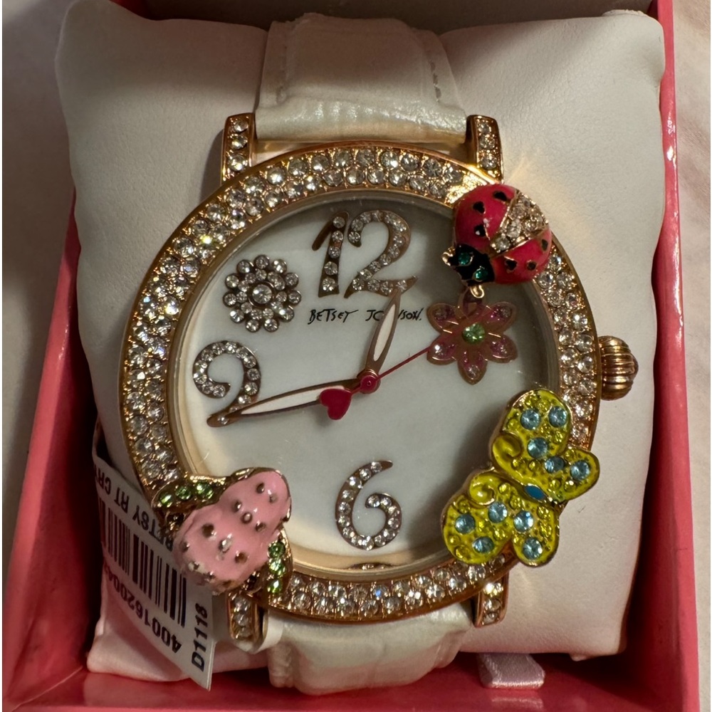 Betsy Johnson crystal watch - Picture 2 of 5